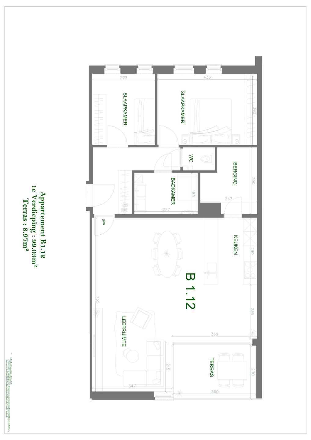 Mechelen 1ste verdieping - appartement B1.12 - foto 5