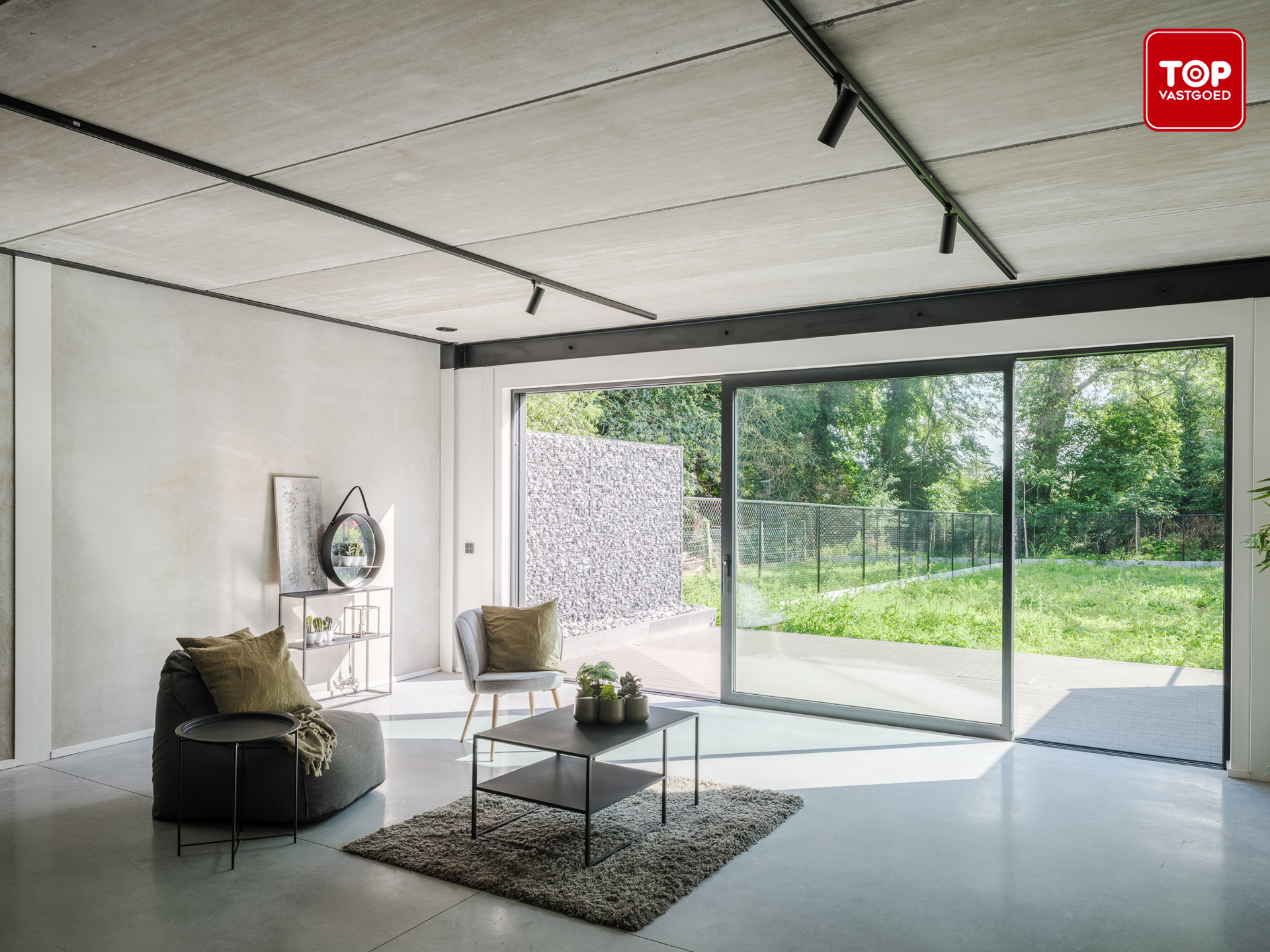 Energiezuinige (A+) designwoning met 3 slaapkamers, zonnige tuin en luxueuze betonafwerking in Vlierzele - foto 5