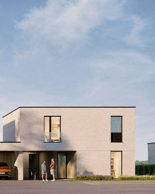 In de Elstarstraat, vlakbij de groene fruitvelden en in een zeer rustige omgeving, staat een nieuw aanbod woningen te koop. Er zijn slechts 6 woningen beschikbaar. Deze huizen bieden moderne, tijdloze architectuur en pure rust. Kies jouw favoriete stijl en beleef het comfort van een volledig nieuwe woning in deze exclusieve fase.<br /><br />Lot 142 is een halfopen bebouwing met 3 slaapkamers en een grondoppervlakte van 304 m². De woning beschikt over een berging en carport.<br /><br />Zie jij jou en je gezin graag thuiskomen in Bilzen Bivelenhof? Contacteer vrijblijvend onze sales consultant Marisa Marasco op 089 68 05 37 of via mail marisa.marasco@matexi.be.
