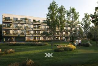 Dit appartement gelegen op de tweede verdieping heeft een oppervlakte van 81,1 m² en een terras van 13,8 m². Via de inkomhal heeft u toegang tot...