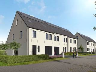 In deze doodlopende verkaveling 'Biezenhof' te Beervelde realiseerden we 13 uiterst energiezuinige woningen in een landelijke stijl.Deze woning op...