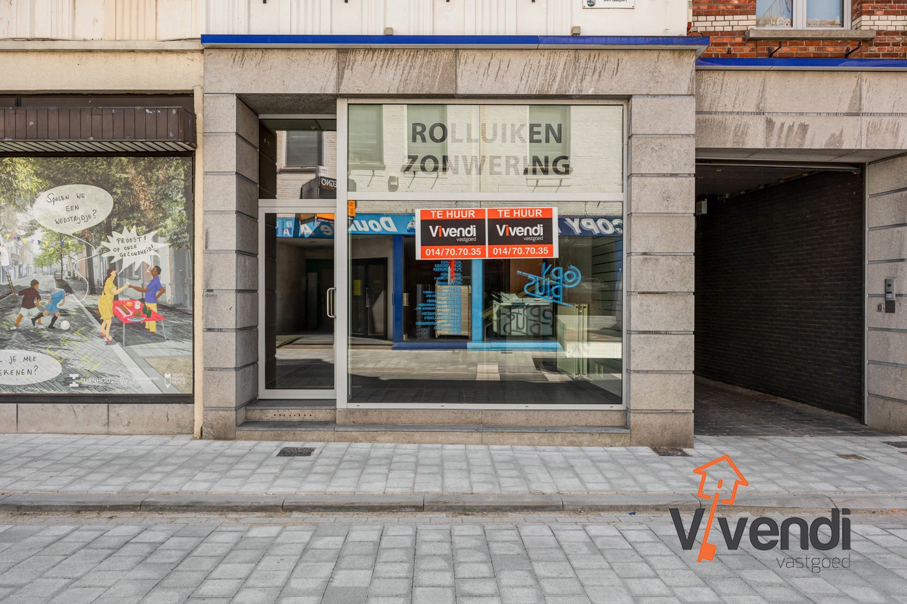 Winkel/kantoor met magazijn en kelder. - foto 2