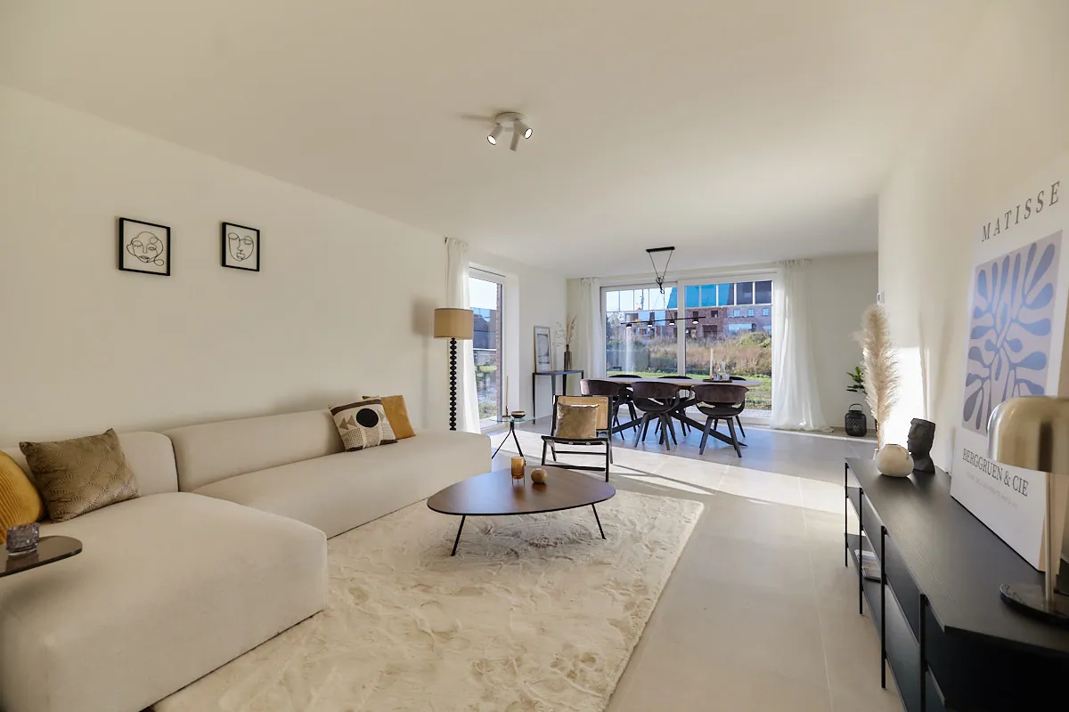 Nieuwbouwwoning ( HOB ) op een rustige en groene locatie te Merelbeke  - foto 5