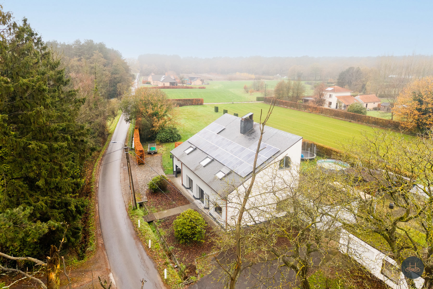 Moderne woning met panoramisch uitzicht op weilanden - foto 2