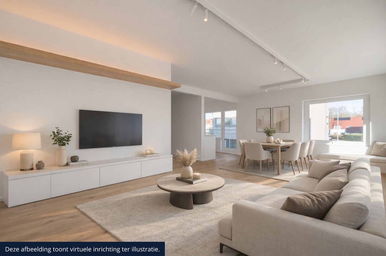 Lichtrijk en volledig gerenoveerd appartement met 2 slaapkamers - foto 2