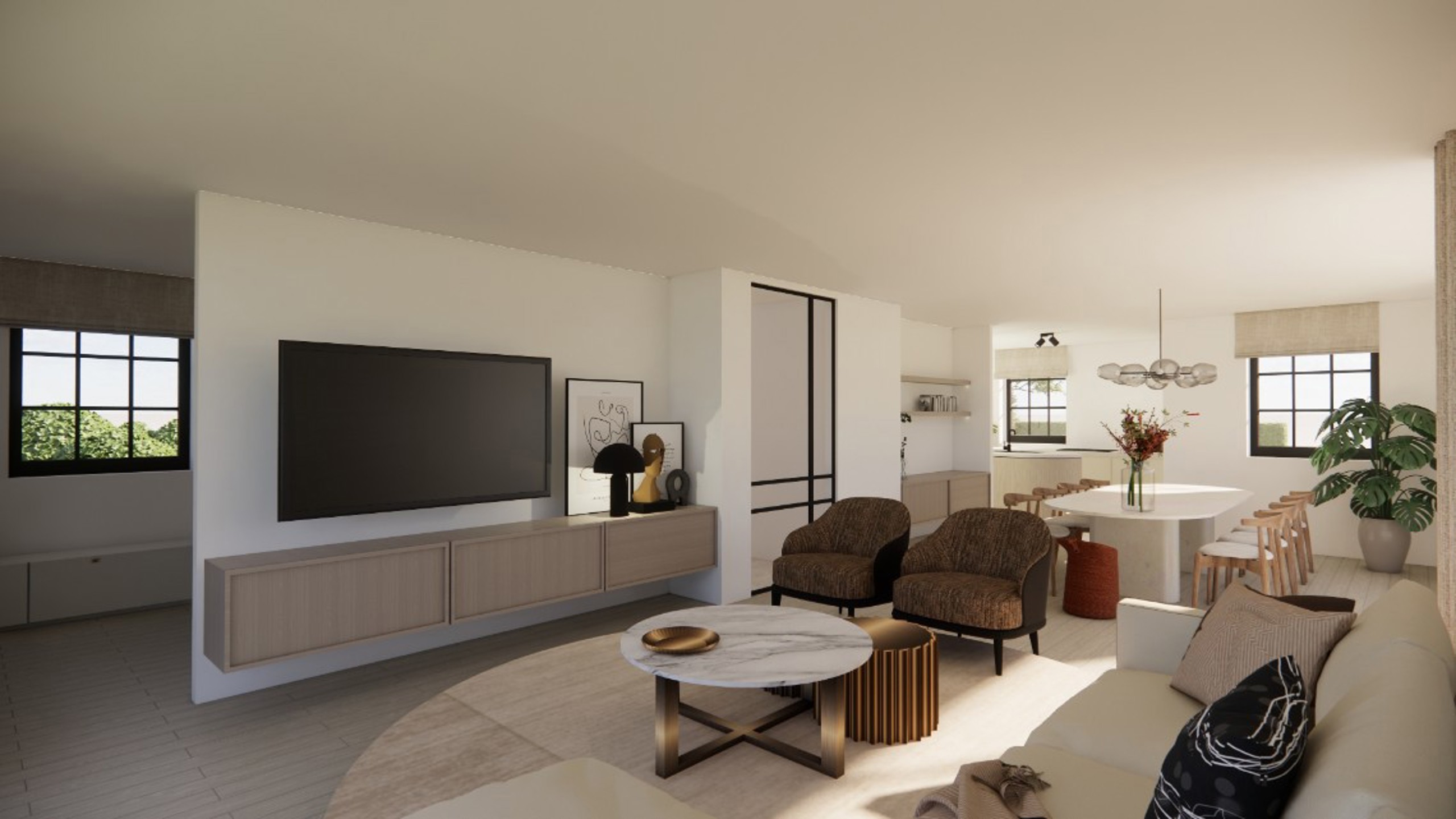 Landelijk energiezuinige  gelegen nieuwbouw villa (E20) - foto 2