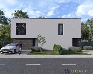 <p><span>Bent u op zoek naar een duurzame en energiezuinige woning op een uitstekende locatie? Dan is deze prachtige nieuwbouwwoning wellicht precies wat u zoekt. Deze halfopen bebouwing wordt gerealiseerd op een perceel van 258 m² en geniet van een bijzonder gunstige ligging op wandelafstand van het centrum van Bornem. Ook de geliefde kinderboerderij en het recreatiedomein Breeven bevinden zich vlakbij, waardoor u kunt genieten van een ideale combinatie van rust, natuur en een vlotte bereikbaarheid van alle voorzieningen.</span></p>
<p><span>De woning wordt volledig afgewerkt opgeleverd, zodat u zonder zorgen kunt verhuizen naar uw nieuwe thuis. Dankzij de moderne bouwtechnieken en hoogwaardige isolatie voldoet deze woning aan de nieuwste energienormen, wat resulteert in een bijzonder laag energieverbruik en een hoog wooncomfort.</span></p>
<p><span>Deze nieuwbouwwoning combineert comfort, ruimte, duurzaamheid en een uitstekende ligging en vormt dan ook een unieke kans voor wie toekomstgericht wil wonen in een aangename en groene omgeving.</span></p>
<p><strong><span>Verkoopprijs: € 549.670</span></strong><span>, inclusief </span><strong><span>12% registratiebelasting op het grondaandeel ( € 23.760) en 21% btw op het constructiegedeelte ( € 56.910)</span></strong><span>.</span></p>
<p><span>Er bestaat tevens de mogelijkheid om de woning verder te laten afwerken met </span><strong><span>aanleg van de oprit en tuin voor € 18.000 + 21% btw</span></strong><span> en </span><strong><span>schilderwerken voor € 10.000 + 21% btw</span></strong><span>. De </span><strong><span>aansluitingskosten bedragen € 3.800 + btw</span></strong><span>.</span></p>
<p><span>Interesse? Neem gerust contact met ons op voor meer informatie, de plannen en het lastenboek. Contacteer ons via </span><strong><span>03/283.84.84</span></strong><span> of </span><strong><span>gert@ax-quality.be</span></strong><span>.</span></p>