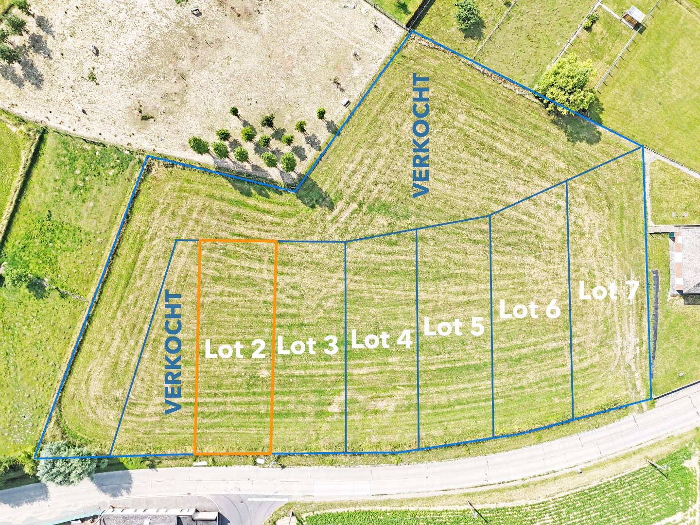 Bouwgrond voor open bebouwing op +/- 8 are te Zottegem - foto 3