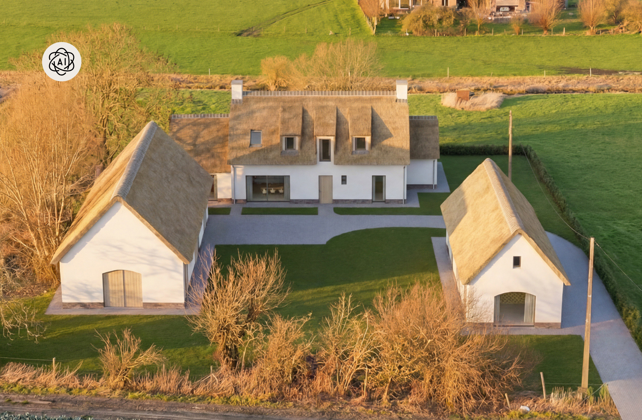 Hoeve met bouwvergunning, uitgevend op de Mandelvallei. - foto 3