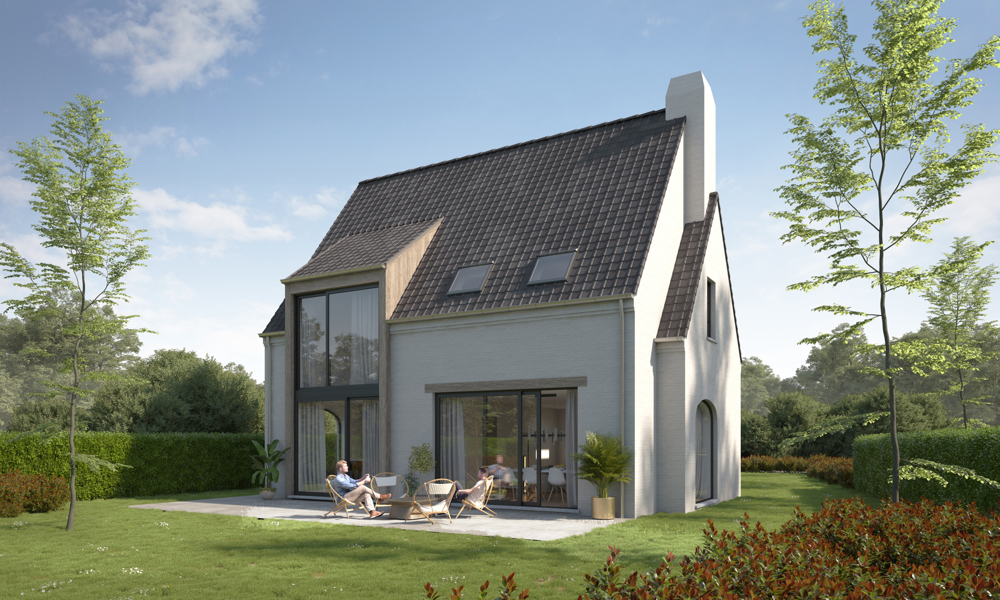 Landelijke nieuwbouwvilla - foto 2