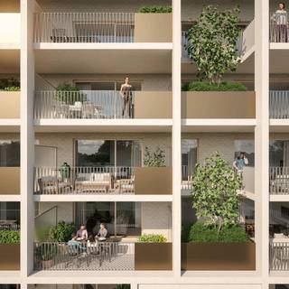 <p><strong>D 3.2:</strong> Dit appartement bevindt zich op de derde verdieping en is 85 m² groot met 2 slaapkamers en een aangenaam, overdekt terras van 17 m² met de ideale zuid oriëntatie. De 2 slaapkamers bevinden zich aan de achterzijde, en kijken uit op de tuin.<br /><br /><strong>Residentie Tamboer – Een gezellig thuis om buitengewoon te leven of een zorgeloze investering op een toplocatie<br /></strong>In het bruisende hart van Turnhout, waar geschiedenis en stadsleven elkaar ontmoeten, verrijst binnenkort de 2e fase van <strong>Residentie Tamboer: </strong>Een stijlvolle nieuwbouwresidentie die naam en inspiratie ontleent aan de tamboer: de trommelaar die het ritme aangeeft en de stoet voorgaat. Net als de tamboer, zet dit project de toon voor modern en comfortabel stadswonen.</p>
<p><strong>De maat van het stadsleven<br /></strong>Residentie Tamboer ligt pal in het centrum, omringd door water, groen, en wandelpaden. Alles wat Turnhout te bieden heeft, bevindt zich op wandelafstand: van de Grote Markt, tot het Stadspark. Hier woont u middenin het kloppende hart van de stad, zonder in te boeten op rust en privacy.</p>
<p><strong>Architectuur met karakter<br /></strong>Het ontwerp combineert eigentijdse lijnen met warme materialen en groene gevels, waardoor het gebouw naadloos aansluit bij de levendige stadsomgeving. Grote ramen zorgen voor overvloedig daglicht en een open gevoel, en op de échte leefterrassen wordt het heerlijk vertoeven. Elk appartement is doordacht ingedeeld, met aandacht voor ruimte, comfort en energie-efficiëntie.</p>
<p><strong>Troeven op een rij<br /></strong><strong>Centrale ligging</strong> – op enkele stappen van winkels, horeca en openbaar vervoer<br /><strong>Moderne afwerking</strong> – kwalitatieve materialen en tijdloos ontwerp<br /><strong>Energiezuinig wonen</strong> – lage energiekosten en toekomstgerichte technieken<br /><strong>Privé buitenruimte</strong> – Een écht leefterras bij elk appartement<br /><strong>Ondergrondse parkeermogelijkheid én grote fietsenstalling<br /></strong></p>
<p><strong>Leef mee op het ritme van Turnhout</strong><br />Of u nu houdt van het levendige stadsleven of van rustige momenten thuis: in Residentie Tamboer bepaalt u zelf het tempo. Dit is dé kans om te wonen of investeren op een locatie waar comfort, stijl en stadsdynamiek samenkomen. <br /><br /><strong>Oppervlaktes en prijzen</strong><br />Er zijn verschillende appartementen, met keuze uit <strong>1</strong>, <strong>2 of 3 slaapkamers en échte leefterrassen van 15 m² tot 25m².<br /></strong>Oppervlaktes beginnen vanaf 69 m² en gaan tot 133m², telkens exclusief de terrassen.<br /><strong>Prijzen starten betaalbaar vanaf € 227.900,</strong> exclusief aankoopkosten. Een aantal appartementen zijn uitermate geschikt als <strong>investering</strong>. En ook <strong>starters </strong>of <strong>alleenstaanden </strong>vinden hier zeker hun ding. <br />Kortom, voor ieder wat wils! Wij bekijken met veel plezier wat er voor u in aanmerking kan komen.</p>
<p><strong>Wie is de projectontwikkelaar?</strong> DC Belgium is al decennia een toonaangevende ontwikkelaar in heel het land. Zij behoren tot de top van de Belgische vastgoedontwikkelaars en staan voor betaalbare kwaliteit, een gevarieerd woonaanbod en veel aandacht voor groen. Deze jarenlange ervaring garandeert gemoedsrust: U bent verzekerd van een persoonlijke begeleiding doorheen het volledige aankoopproces en een afwerking tot in de puntjes, naar uw smaak en budget. <br /><br /><strong>Bovendien geniet u van een 100% voltooiingsgarantie dankzij de Wet Breyne.<br /></strong></p>