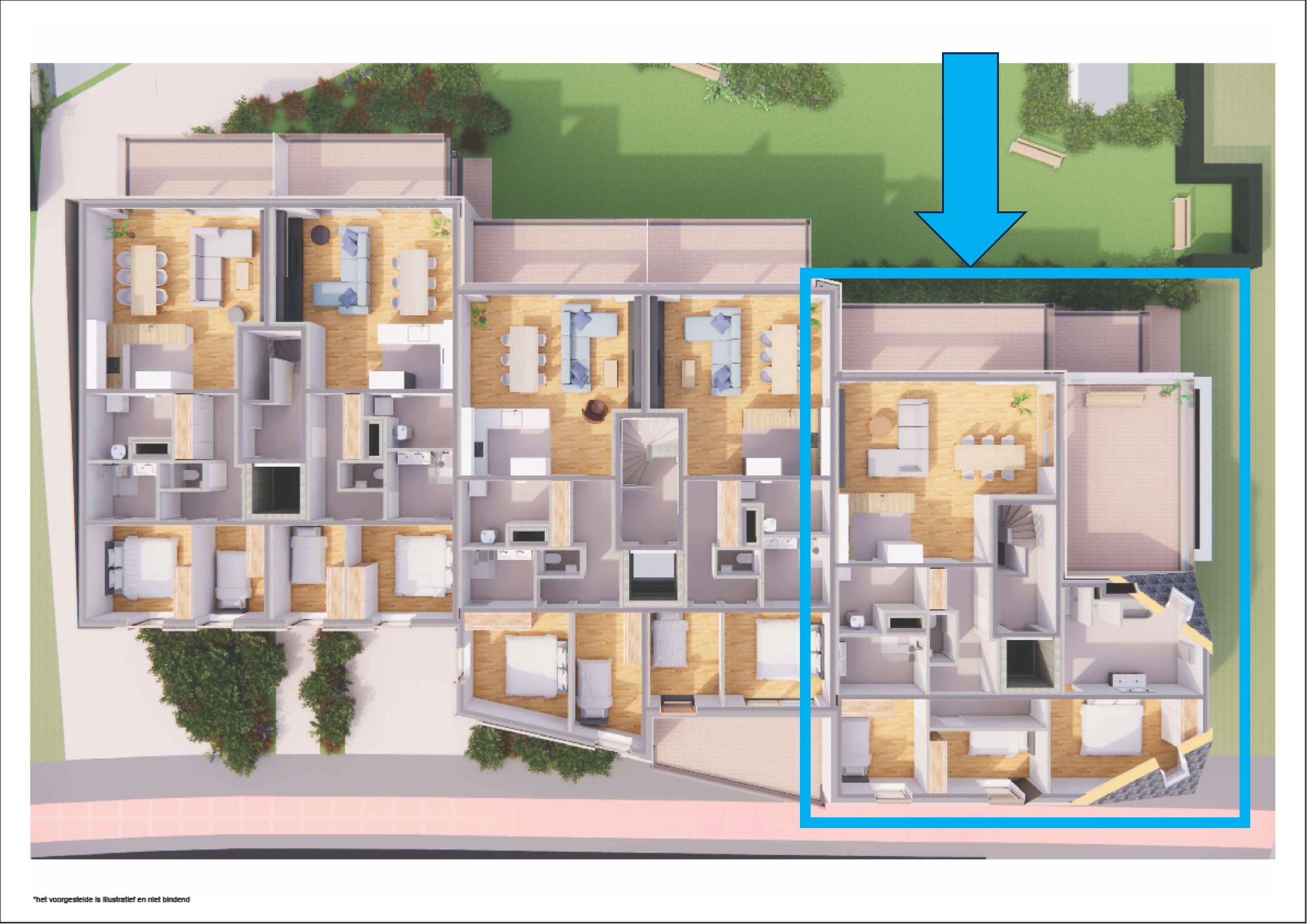 Blaasveld : 3 slaapkamer appartement A2.5 - foto 3