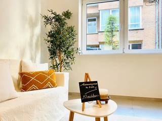 Welkom in Residentie Harry aan de Allemanshofstraat 40 te Bornem!Maak kennis met dit energiezuinige gelijkvloers appartement, voorzien van 2...