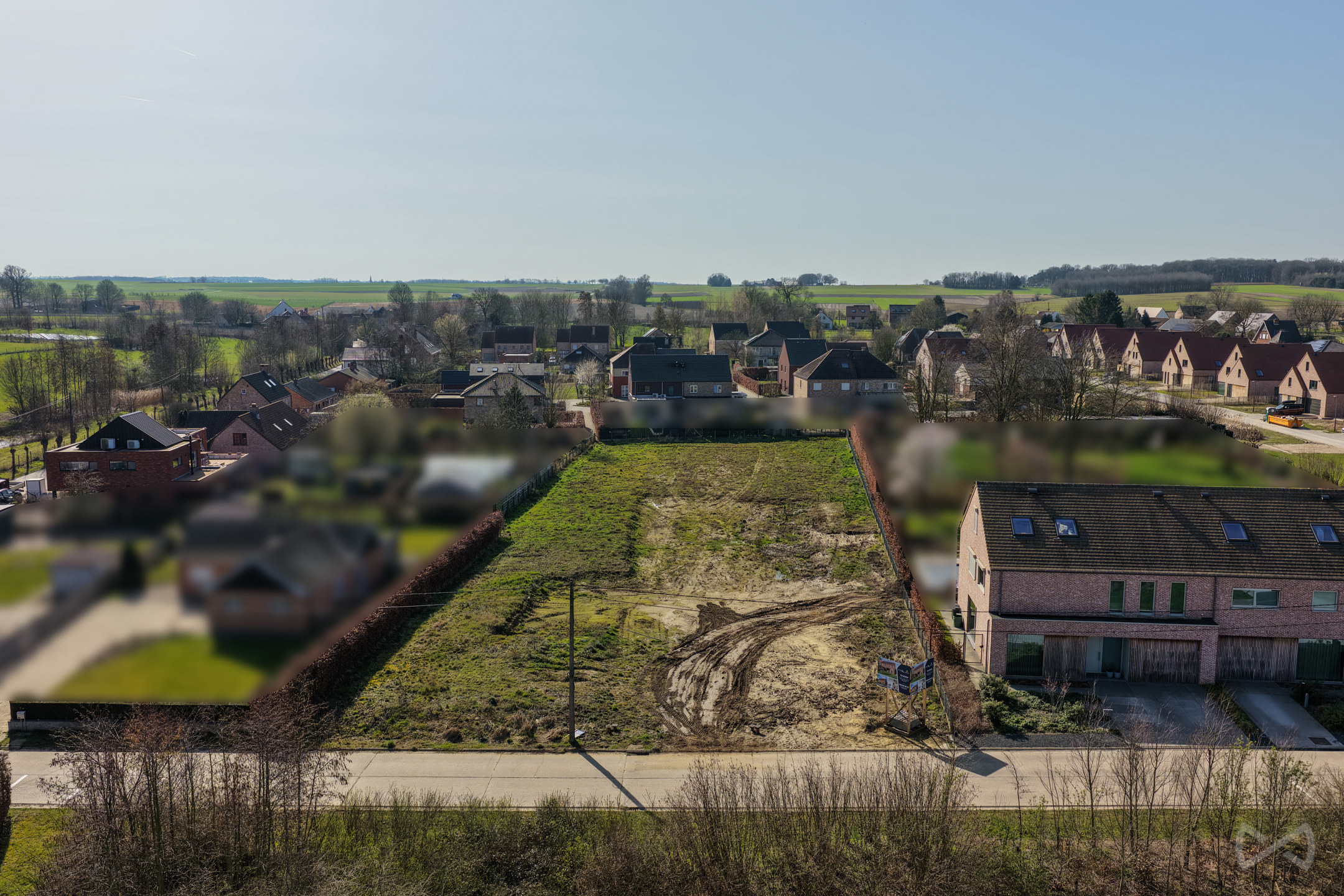 Bouwgrond 8,5 are – halfopen bebouwing  - foto 2