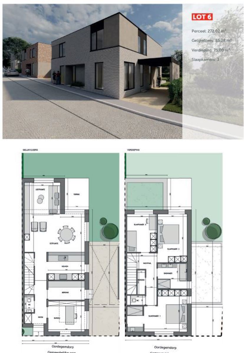 Maison à vendre à Oordegem avec 4 chambres - photo 3