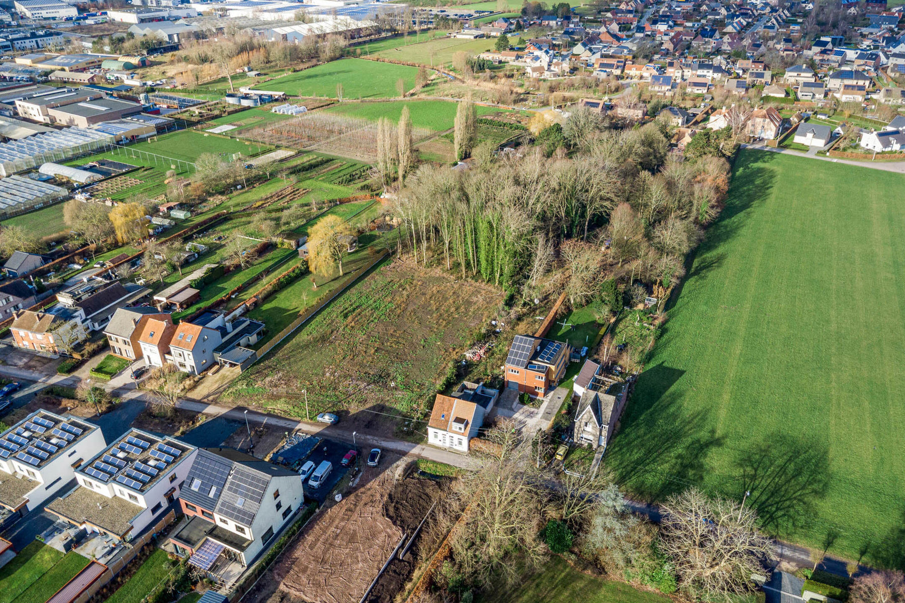 TE KOOP - bouwgrond halfopen bebouwing met stuk bos op 1270m² - foto 3