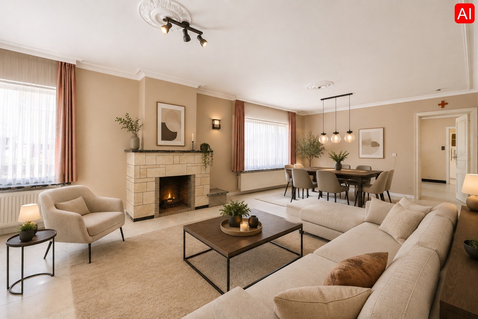 HALF OPEN GEZINSWONING OP 1.190 m² | LANDELIJK ZICHT - foto 4
