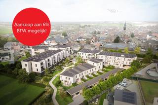 Indeling:Woning D21 biedt op het gelijkvloers een private inkomhal met ruimte voor vestiaire, een gastentoilet, een eetkamer met open keuken en een...