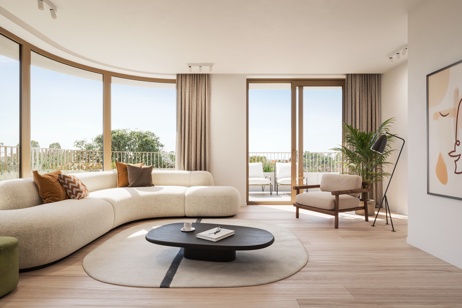 Penthouse met 1 slaapkamer in energiezuinig nieuwbouwproject La Verderie te Koksijde - foto 1