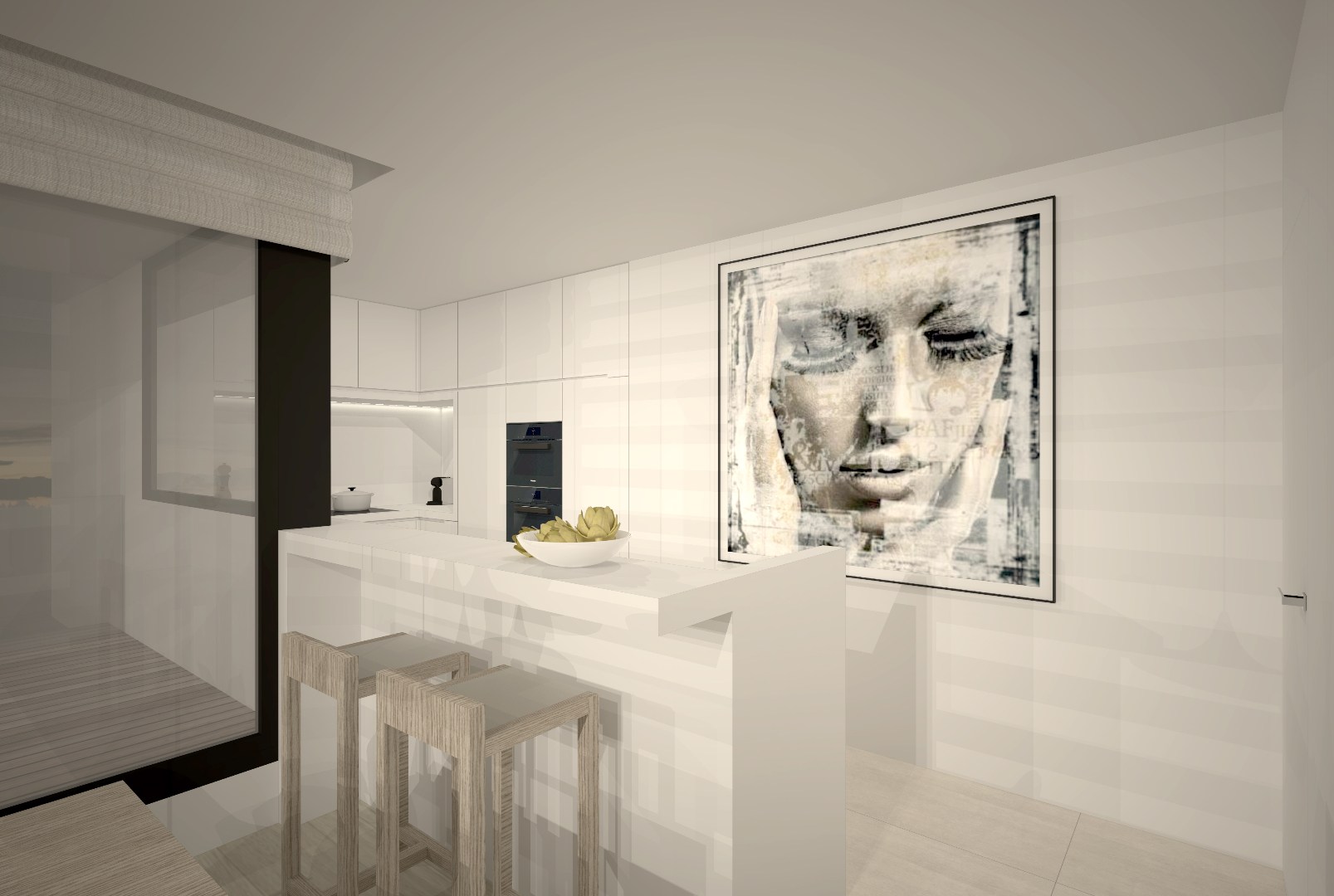 Appartement op de 11de verdieping van 127m² met twee slaapkamers - foto 4