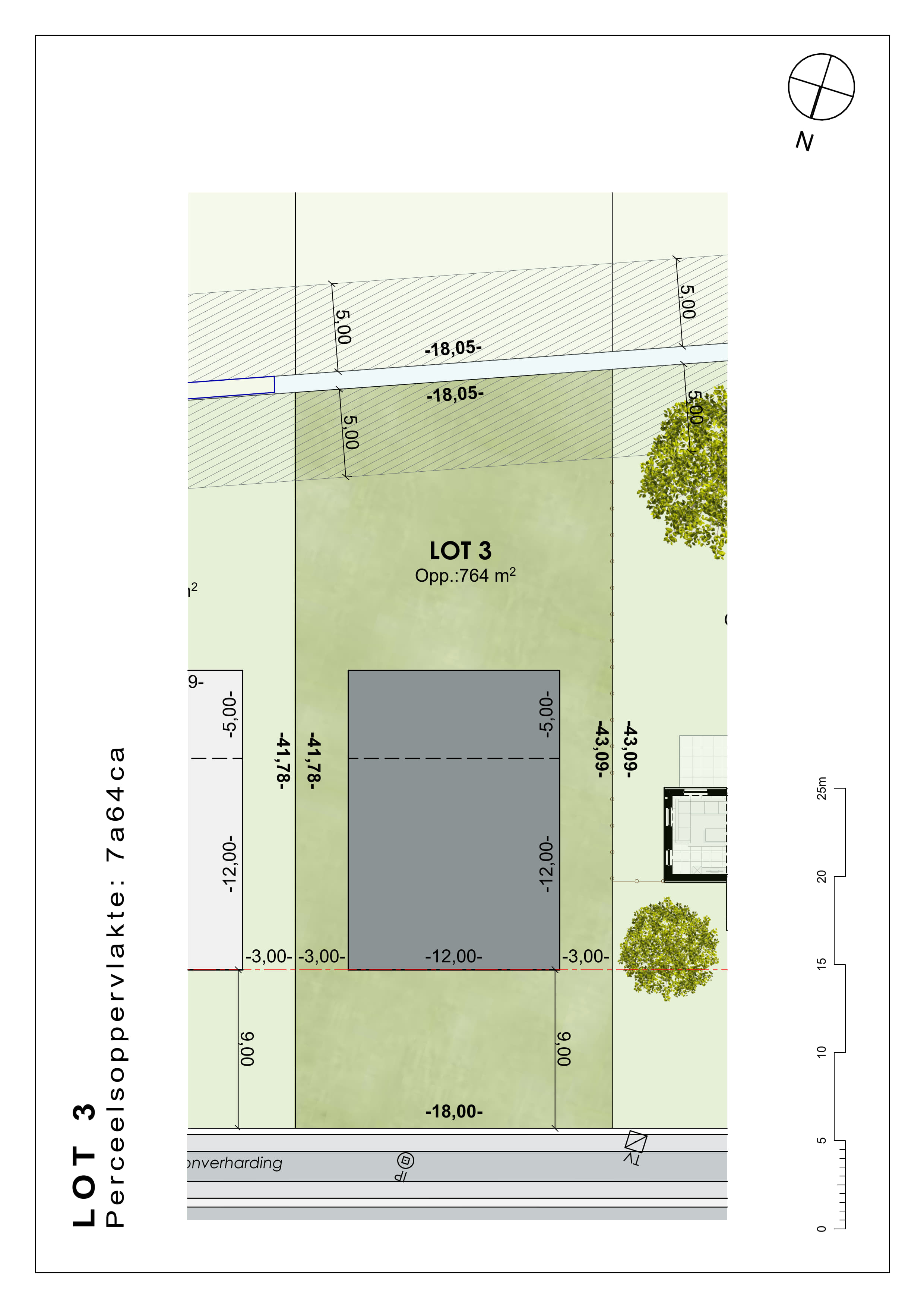 Bouwgrond open bebouwing met vergund plan - 764m² - foto 2