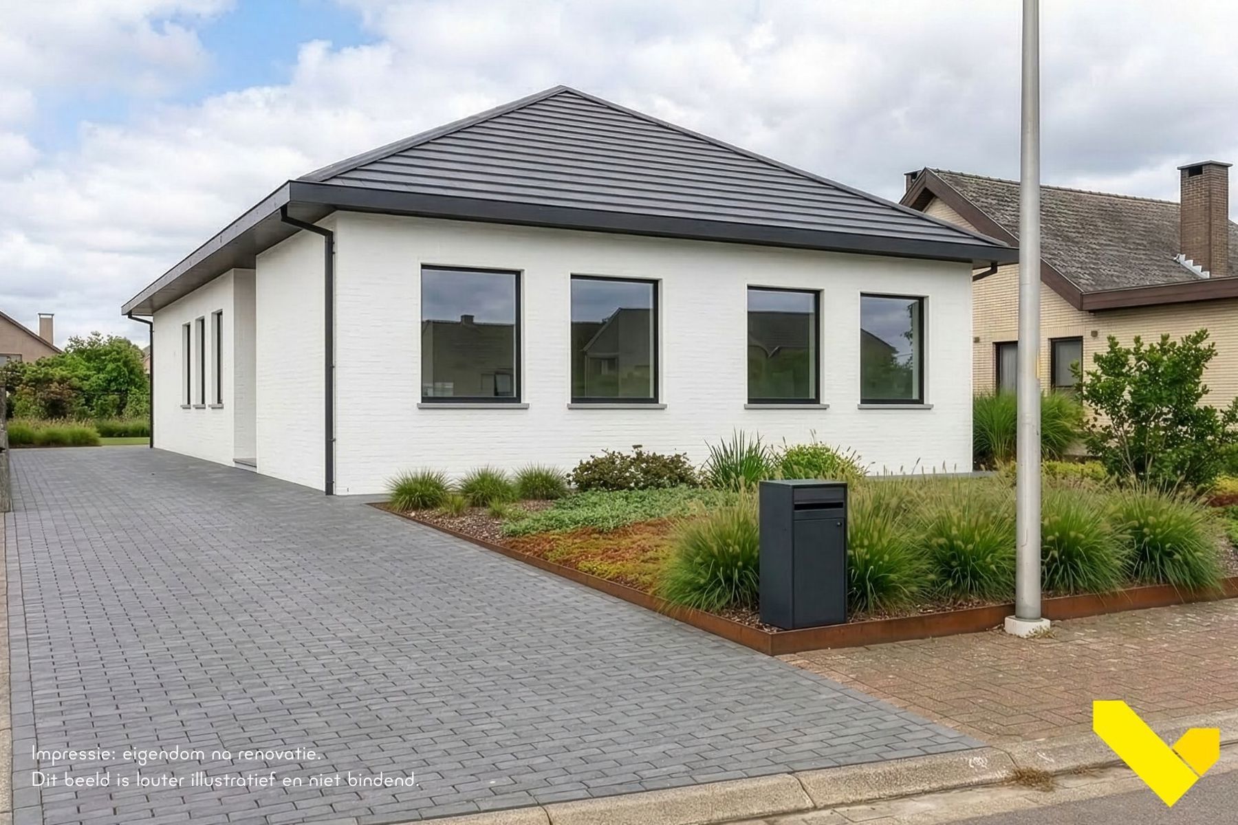 Ruime volledig onderkelderde gelijkvloerse woning. - foto 5