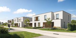 In de nieuwe woonwijk aan de Beekstraat – Begijnhofstraat in Astene bij Deinze bouwt Danneels deze moderne woning met 4 slaapkamers en een garage op het lot 221. <br /><br />Het is een halfopen bebouwing met 174 m² woonruimte en uitgerust met o.a. een geothermische warmtepomp, vloerverwarming, zonnepanelen en een ventilatiesysteem met warmterecuperatie.<br /><br />De woning wordt gebouwd met kwalitatieve en sterk isolerende materialen met het oog op een zo laag mogelijk energieverbruik voor verwarming, koeling en ventilatie. De woning wordt uitgerust met een geothermische warmtepomp, vloerverwarming, zonnepanelen en een ventilatiesysteem met warmterecuperatie.<br /><br />Danneels besteedt extra aandacht aan verfijning bij de architectuur en de afwerking, maar denkt ook aan een praktische indeling. Een open en lichtrijke woonkamer, volledig ingerichte keuken, 4 slaapkamers en een complete badkamer. De woning heeft verder nog een omheinde tuin met gezellig terras én een garage.<br /><br />In onze totaalprijs zijn mooie budgetten voorzien voor de keuken, badkamer, vloertegels, … van jouw keuze. Ook jouw oprit en het terras zijn inbegrepen. 