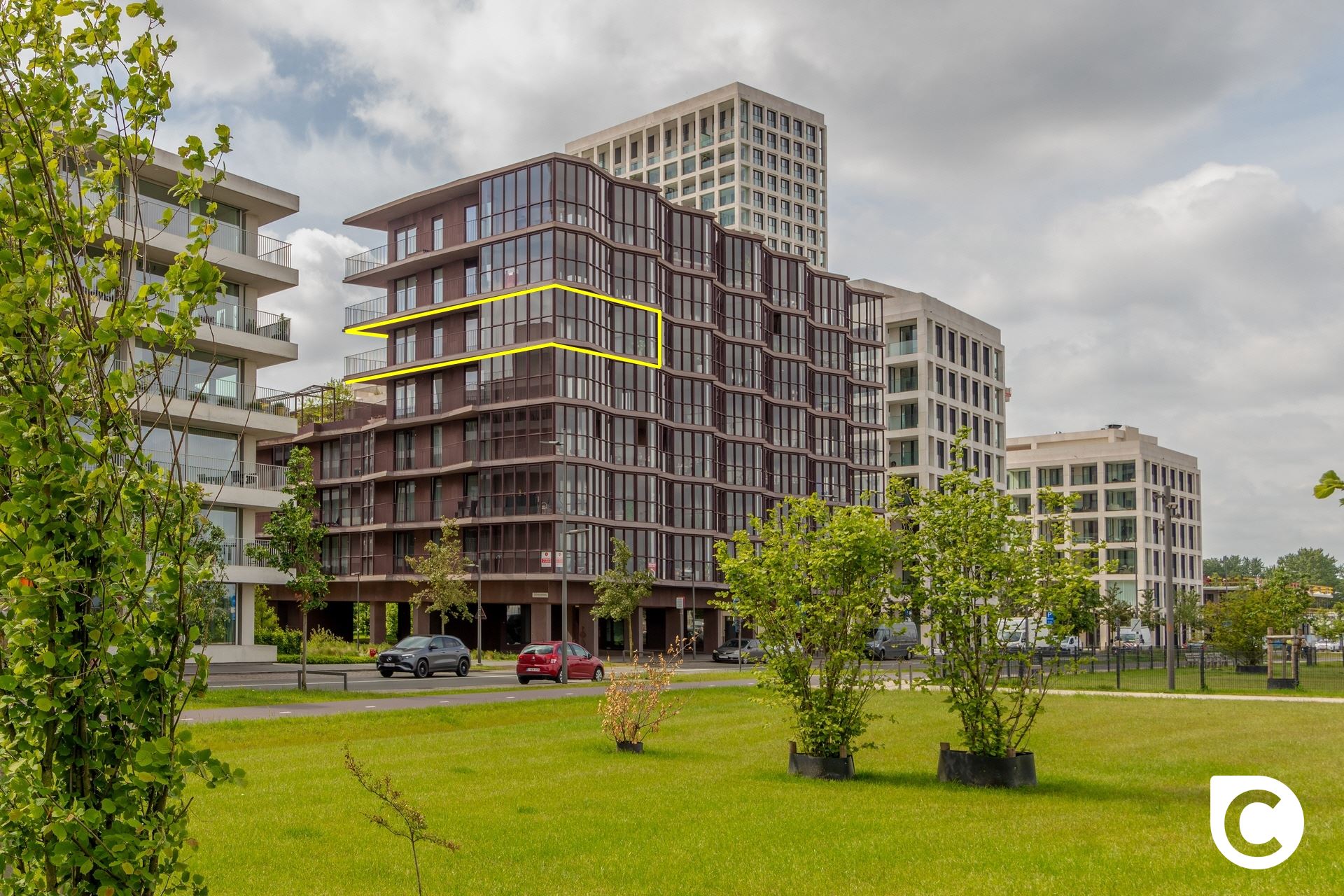 Nieuwbouw 1 slpk app met riante terrassen & Scheldezicht te Nieuw Zuid! - foto 3