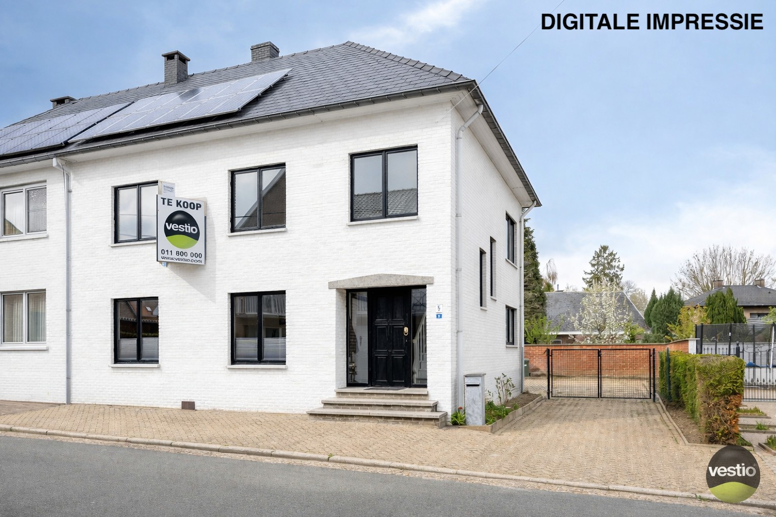 HALF VRIJSTAANDE WONING MET 4SLPK TE EIGENBILZEN. - foto 2