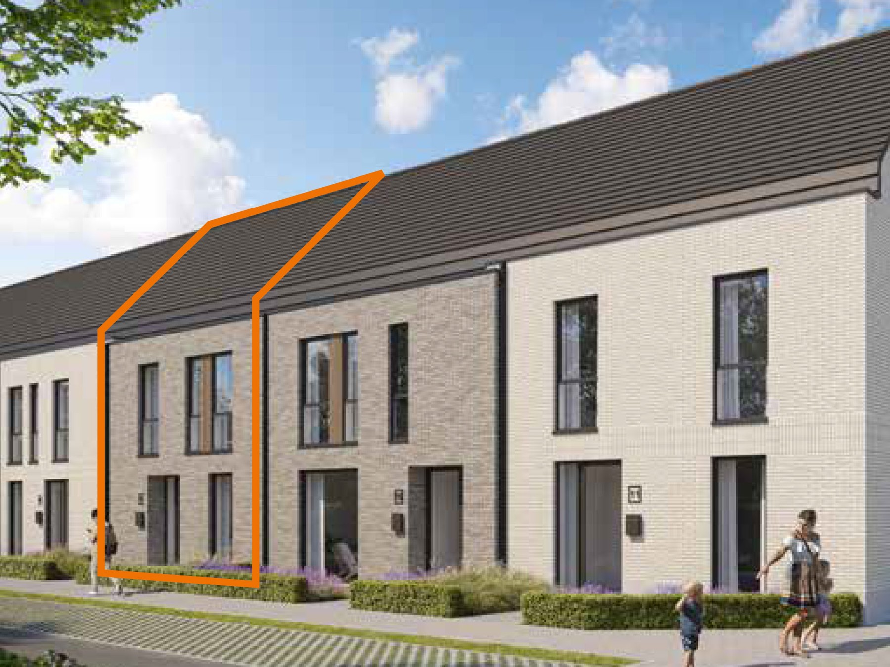 Lot 9 Moderne gesloten energiezuinige woning (196 m²) met 3 slaapkamers - foto 1