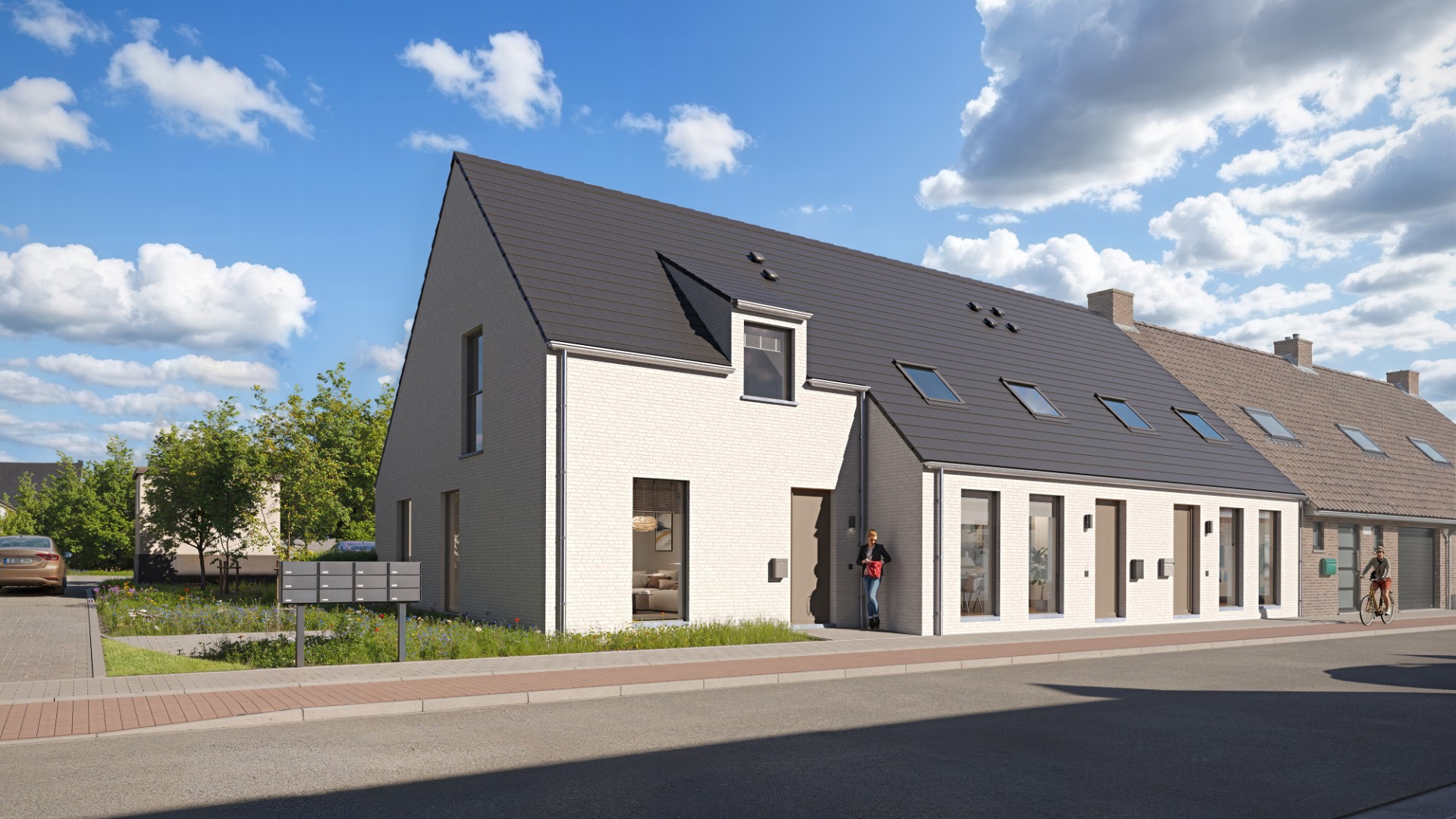 Hof ten Kole – energiezuinig wonen in het groene Koolkerke nabij Brugge - foto 4