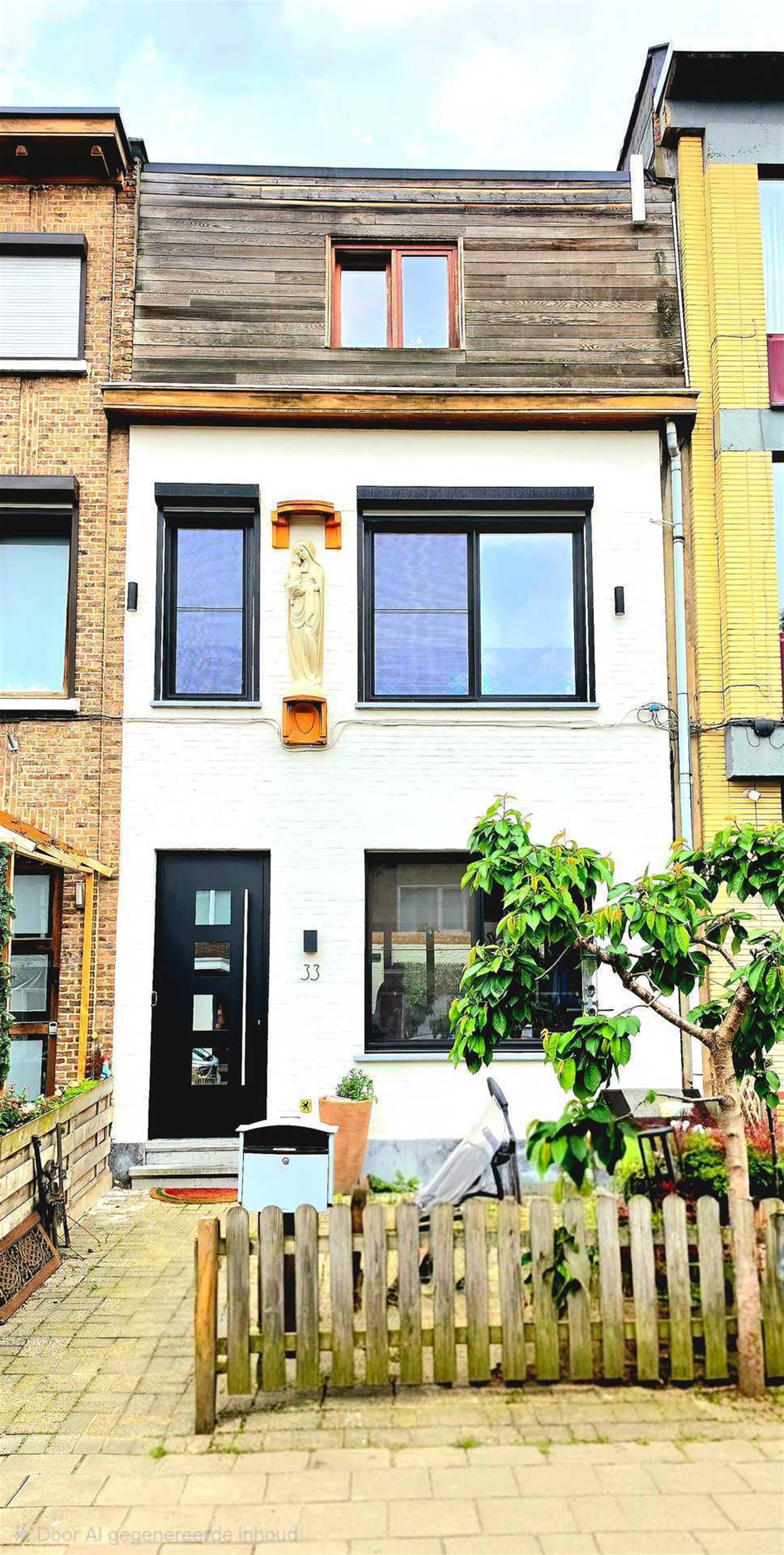 Berchem: Groenenhoek: Langemarkstraat 33: energiezuinige stadswoning 3 slaapkamers met garagebox - foto 1