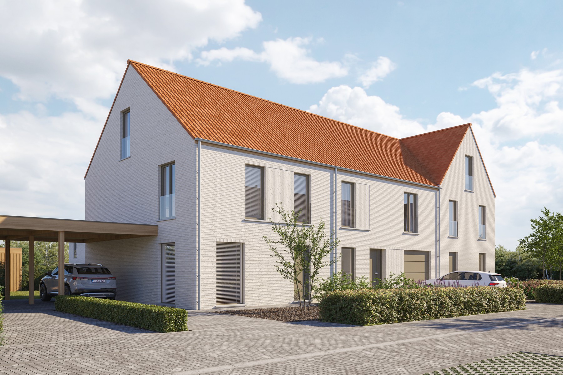 Lot 67: Gesloten bebouwing in landelijke stijl met 3 slaapkamers - foto 2