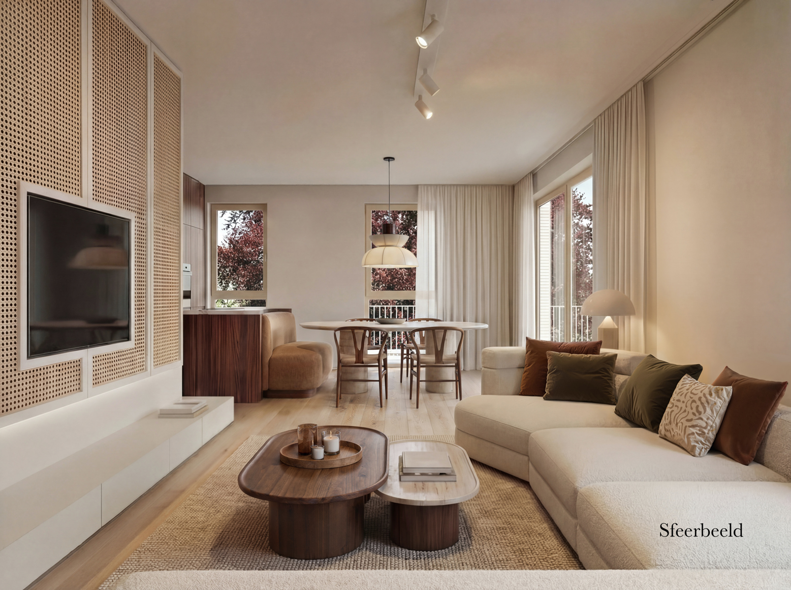 0.3 Gelijkvloers appartement met 2 slaapkamers - foto 3