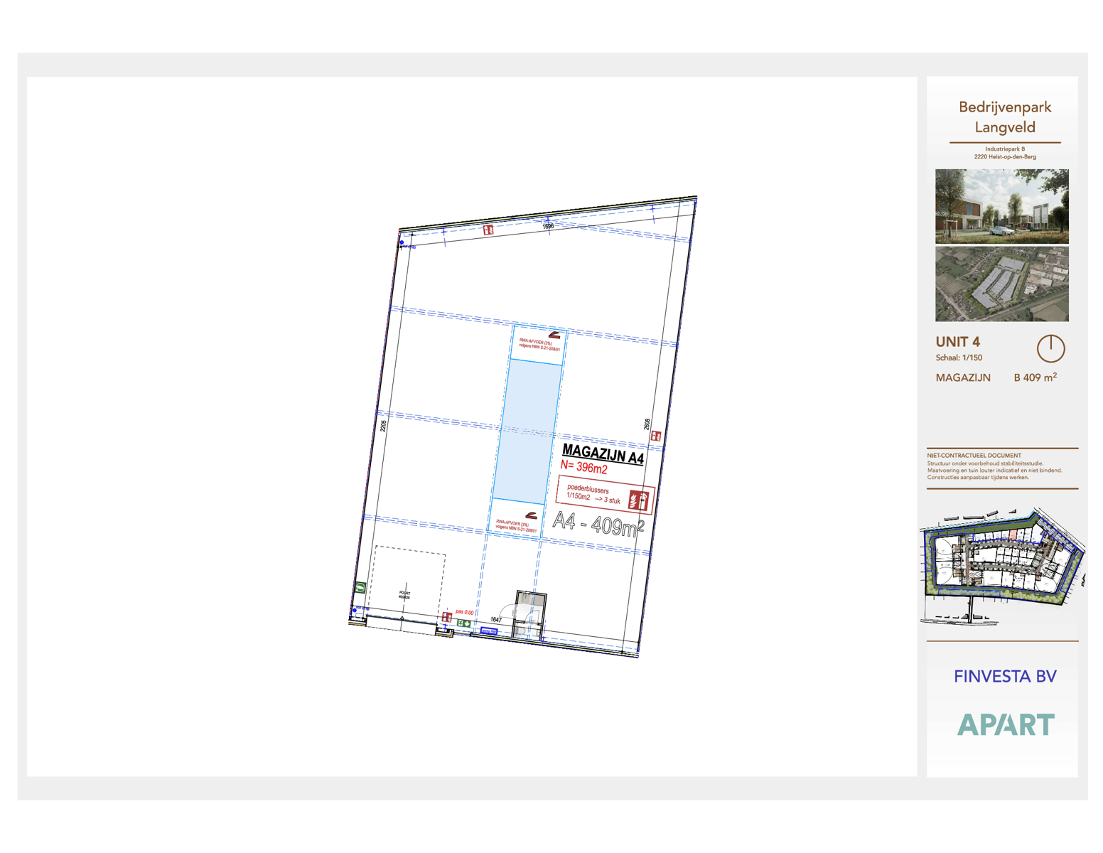 Magazijn van 409m² - foto 2