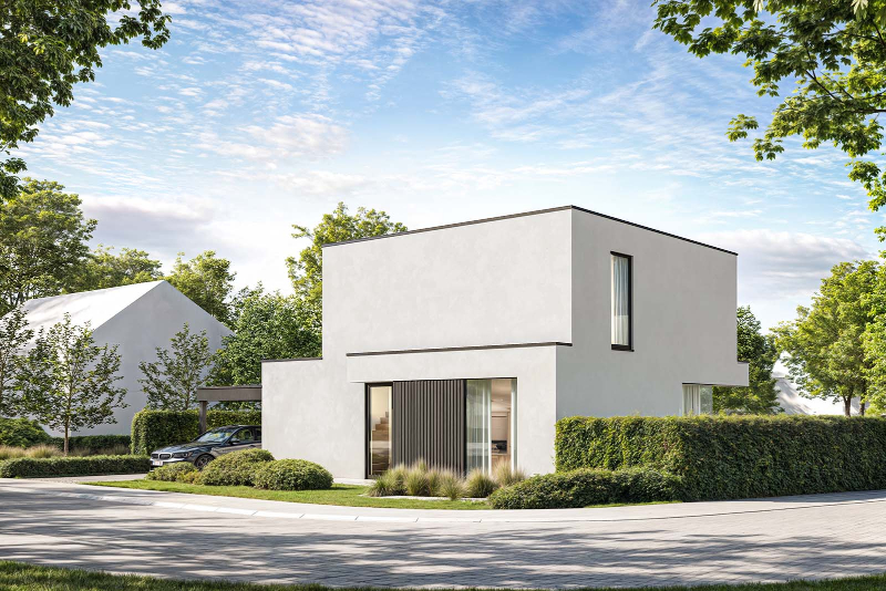 Moderne nieuwbouwvilla met zuidwest gerichte tuin - foto 1