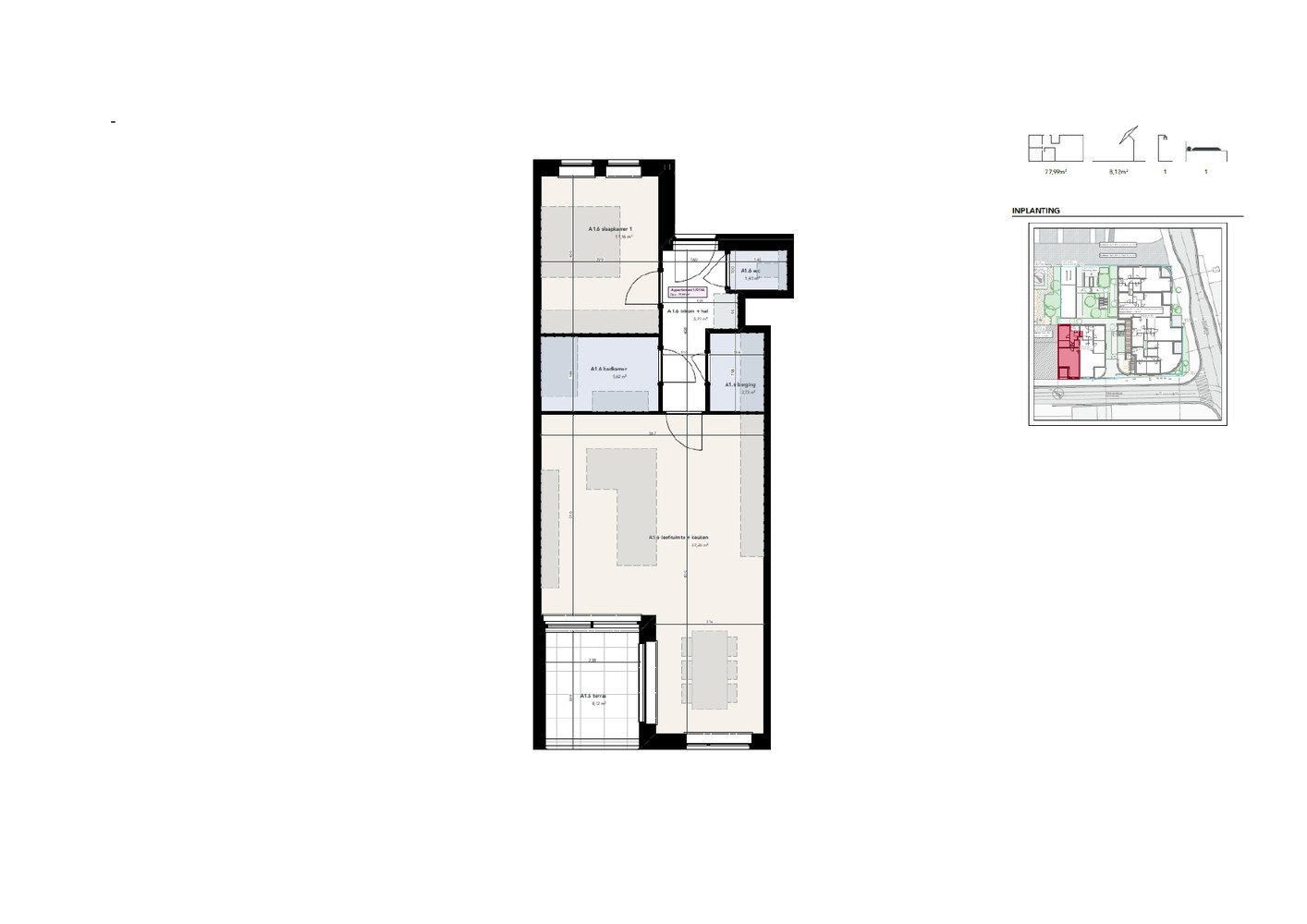 Appartement met 1 slaapkamer - foto 3