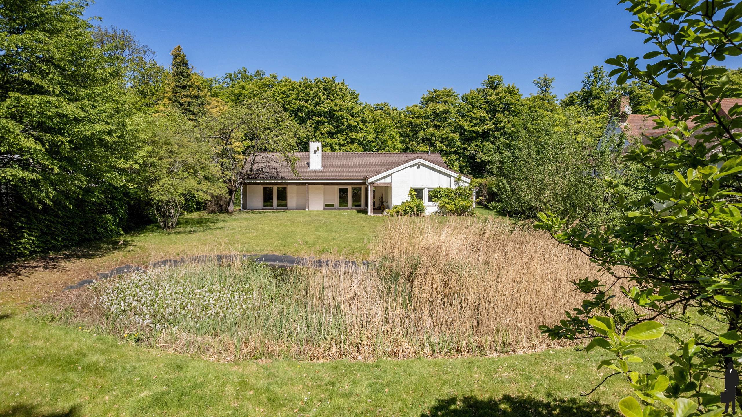 Een volledig te renoveren gelijkvloerse villa (heden kantoor) op ca. 2.438 m² - foto 4