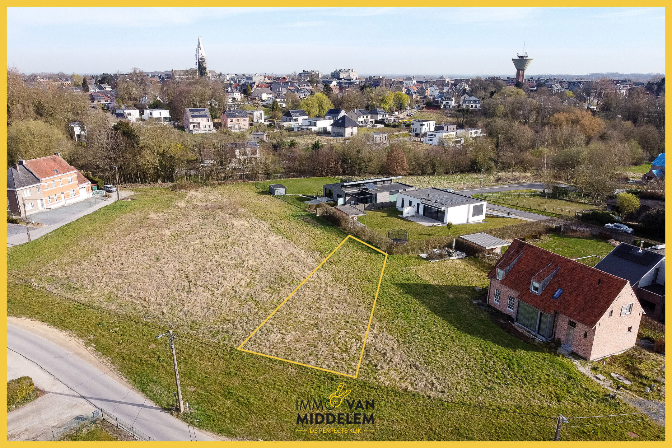 RUSTIG GELEGEN BOUWGROND OP +/- 3a98ca NABIJ CENTRUM ASSE - foto 1