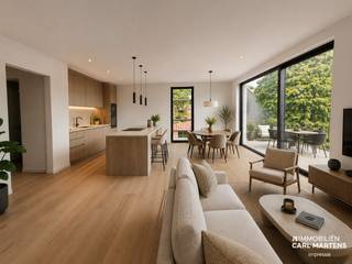 LAATSTE APPARTEMENT MET 2 SLAAPKAMERS te koop in Residentie Bouleau ! Geniet van 6% BTW! Energiezuinig nieuwbouwproject op aangename ligging. Het project bestaat uit 3 woningen en 7 appartementen. <br /><br /><u><strong>Eerste verdieping:</strong></u><br /><br />Via de inkomhal betreed je het appartement en kom je terecht in de ruime living die voorzien is van een terras en grote ramen. Open ingerichte keuken voorzien van kasten en toestellen. Technische berging met aansluiting voor wasmachine en droogkast. 2 slaapkamers en ingerichte badkamer.<br /><br />E peil 10 - Zonnepanelen - Warmte pomp met vloerverwarming.<br /><br />Grondwaarde: € 102.852,75 (onder registratie)<br />Bouwwaarde: € 239.989,75 (onder BTW)<br /><br />Staanplaats €20.000 - Berging: € 5.000 <br />Oplevering 2026<br /><br />Plannen, lastenboek, prijslijst beschikbaar op aanvraag.<br /><br />Voormelde prijzen zijn exclusief registratie (op grondwaarde) en BTW (op bouwwaarde)<br /> 