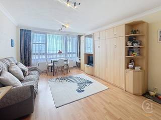 In Residentie Royal Palace bevindt zich dit verzorgd gelijkvloersappartement van het type doorloper. Het appartement beschikt over een lichtrijke open leefruimte met keuken, één slaapkamer, een badkamer met douche en een apart toilet. Dankzij de praktische indeling en de aangename lichtinval is dit de ideale uitvalsbasis aan zee, zowel als vaste woonst, tweede verblijf of investering. Gelegen op een uitstekende locatie vlak bij strand, winkels en openbaar vervoer.