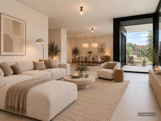 <p><span>Nieuwbouwappartement met twee slaapkamers in residentie Kasteelvijver te Langemark.</span></p><p><span> </span></p><p><span>Dit appartement bevindt zich op de </span><span>eerste verdieping</span><span> en beschikt over een </span><span>bewoonbaar oppervlakte</span><span> van </span><span>123m² </span><span>met </span><span>twee terrassen</span><span> van </span><span>14m²</span><span> en </span><span>6m².</span></p><p><span> </span></p><p><span>Indeling</span><span>:</span></p><p><span>Ruime </span><span>inkomhal/nachthal</span><span>, </span><span>open keuken</span><span> met </span><span>leefruimte</span><span> die directe toegang biedt tot het groot </span><span>terras.</span><span> Keuken is hier nog vrij te kiezen bij de reeds bepaalde keukenbouwer met een voorziene handelswaarde.</span></p><p><span>Verder is nog een </span><span>berging/wasplaats,</span><span> </span><span>gastentoilet</span><span>, </span><span>badkamer</span><span> met inloopdouche en dubbele lavabo, </span><span>twee volwaardige slaapkamers</span><span> die beiden toegang bieden tot het </span><span>tweede terras.</span></p><p><span> </span></p><p><span>Er is tevens een </span><span>kelderberging</span><span> bij te kopen, alsook mogelijkheid tot aankopen van </span><span>ondergrondse staanplaats.</span></p><p><span> </span></p><p><span>De </span><span>warmwaterproductie</span><span> en de </span><span>vloerverwarming</span><span> zal opgewekt worden door een bodem/water </span><span>warmtepomp met ingebouwde boiler.</span><span> De warmte wordt uit de grond gehaald via </span><span>geothermie.</span></p><p><span>Doorheen het appartement is er </span><span>ventilatiesysteem D </span><span>(mechanische toevoer en afvoer) voorzien.</span></p><p><span>Het appartement beschikt tevens over</span><span> zonnepanelen</span><span> (760Wp) wat het bovendien uiterst zuinig maakt!</span></p><p><span> </span></p><p><span> </span></p><p><span> </span></p><p><span> </span></p>