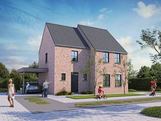 Wonen in de Muntestraat in Hertsberge = wonen in een aantrekkelijke woonomgeving te midden van het groene en karaktervolle landschap van het Brugse Ommeland.<br />De ligging combineert de charme van het landelijke wonen met een vlotte verbinding naar omliggende gemeenten en steden zoals Brugge, Oostkamp en Beernem. <br />Een ideale locatie voor wie op zoek is naar een aangename woonomgeving met een sterke bereikbaarheid en een veelzijdige omgeving.<br /><br />INDELING VAN DE WONING<br /><br />GELIJKVLOERS<br /><br />- Inkomhal- Gastentoilet- Leefruimte met open keuken- Trap naar boven- Berging/wasplaats- Carport<br />EERSTE VERDIEP<br /><br />- Nachthal met zolderluik- Apart toilet- Badkamer- 4 slaapkamers<br />ZOLDERVERDIEP<br /><br />- Zolderruimte<br />Afbeeldingen zijn steeds illustratief en contractueel niet bindend.<br /><br />De koper heeft deels nog inspraak in de stijl en afwerking van de woning voor zover deze zaken niet werden vastgelegd door vergunning of bestelling van materialen.<br /><br />TIP: Hoe sneller U beslist in de bouwfase, des te meer inspraak U heeft in de keuze van materialen en/of afwerking.<br /><br />ECO-uitvoering dat voldoet aan strenge energienormen.<br /><br />- Zonnepanelen- Doorgedreven isolatie- Warmtepomp i.p.v. gas- Vloerverwarming- Ventilatie D- Max. E-peil = 30- Elektriciteitsaansluiting : 3 fasen<br /> 
