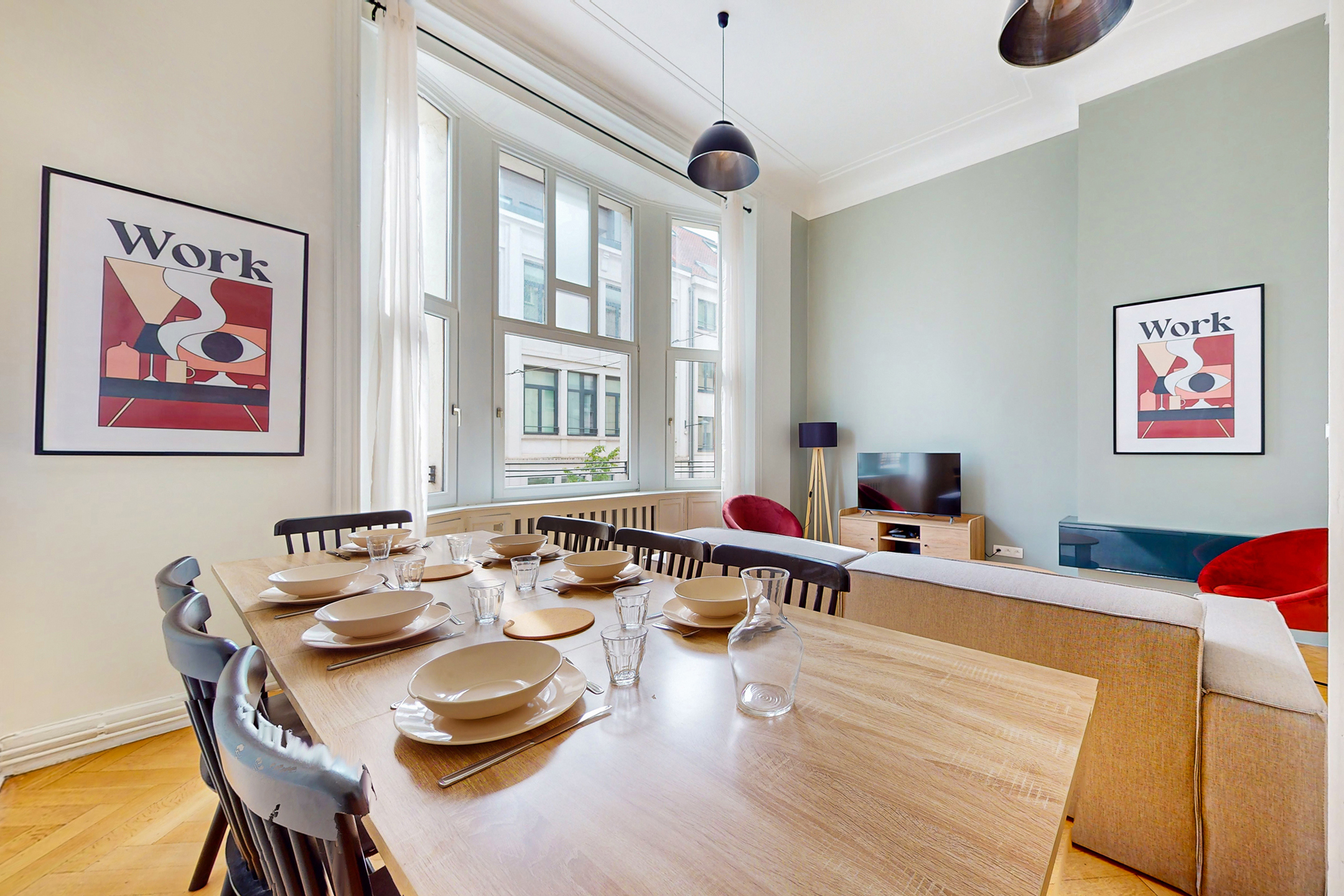 IXELLES: 7 slaapkamer appartement met terrassen - foto 2