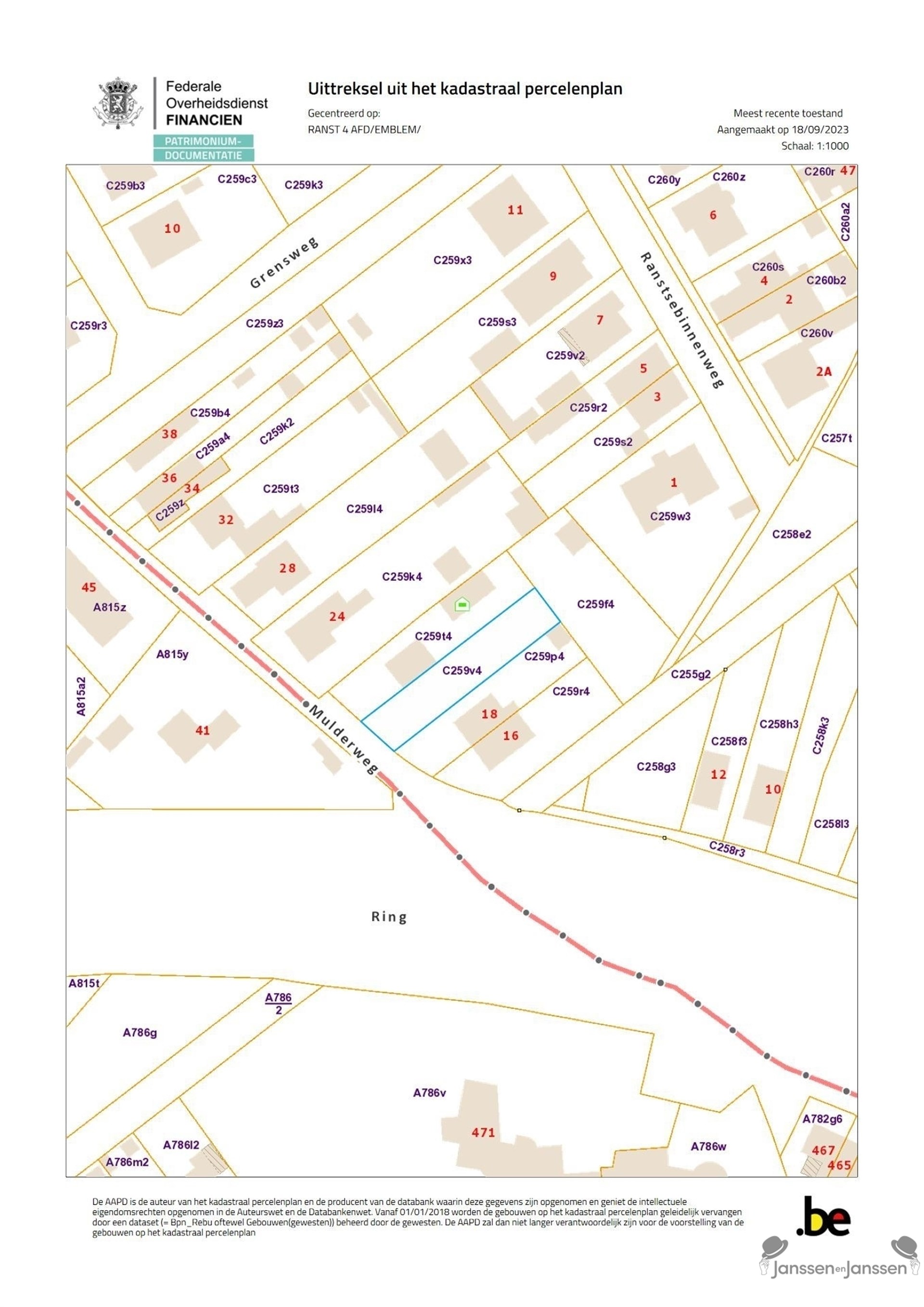 Bouwgrond - HOB - perceel 489 m² - foto 2
