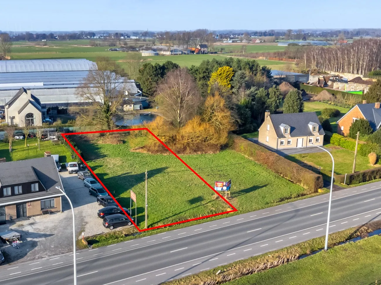 TOP commerciële bouwgrond bij het binnenkomen van Lochristi - foto 1