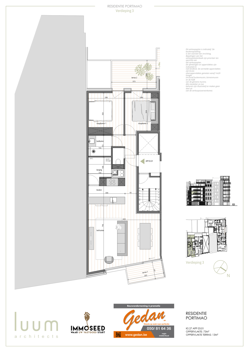 Appartement te koop in Oostende met 2 slaapkamers - foto 2