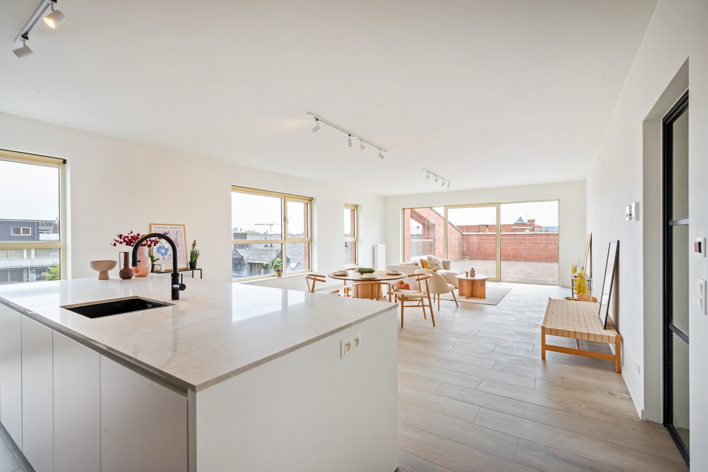 Prachtig luxe appartement met 2 slaapkamers en riant terras in hartje Turnhout - foto 5