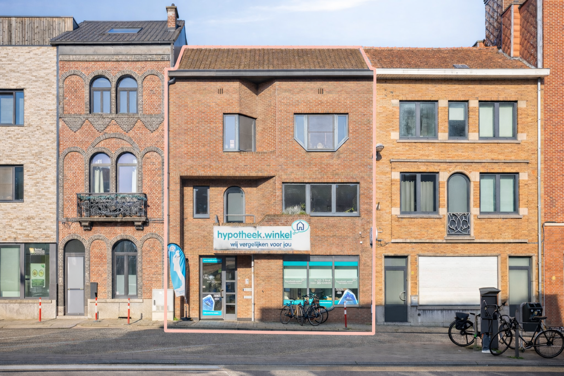 Opbrengsteigendom met kantoor en triplex appartement - foto 2