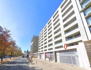 For Rent: Secured parking space in the new Riva project, located at Willebroekkaai 25, 1000 Brussels.
